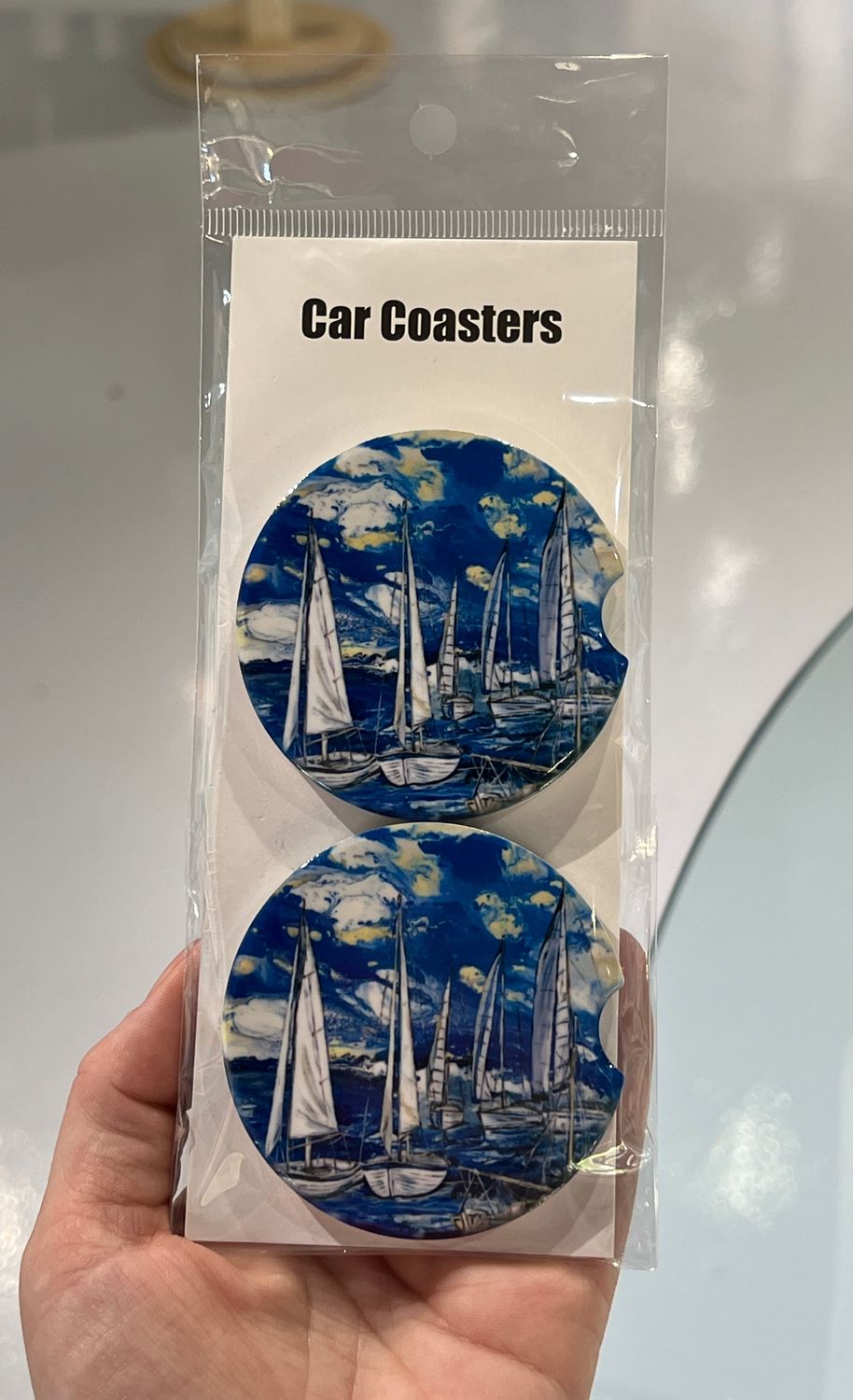 Sailing the Seas Car Coasters