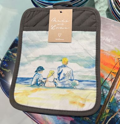 Beach Day with Dad Potholder