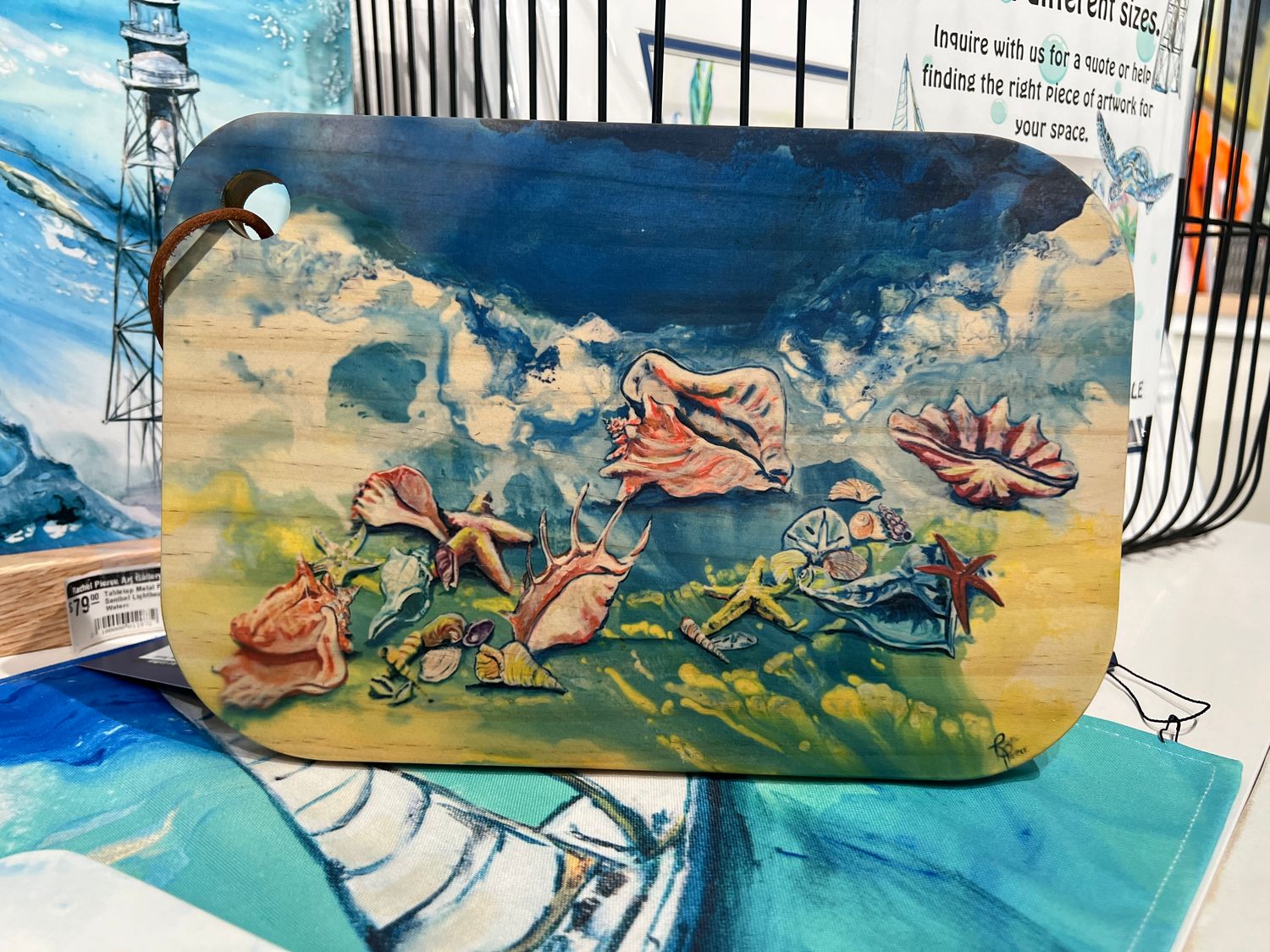 So Many Shells Bamboo Serving Board So Many Shells Bamboo Serving Board