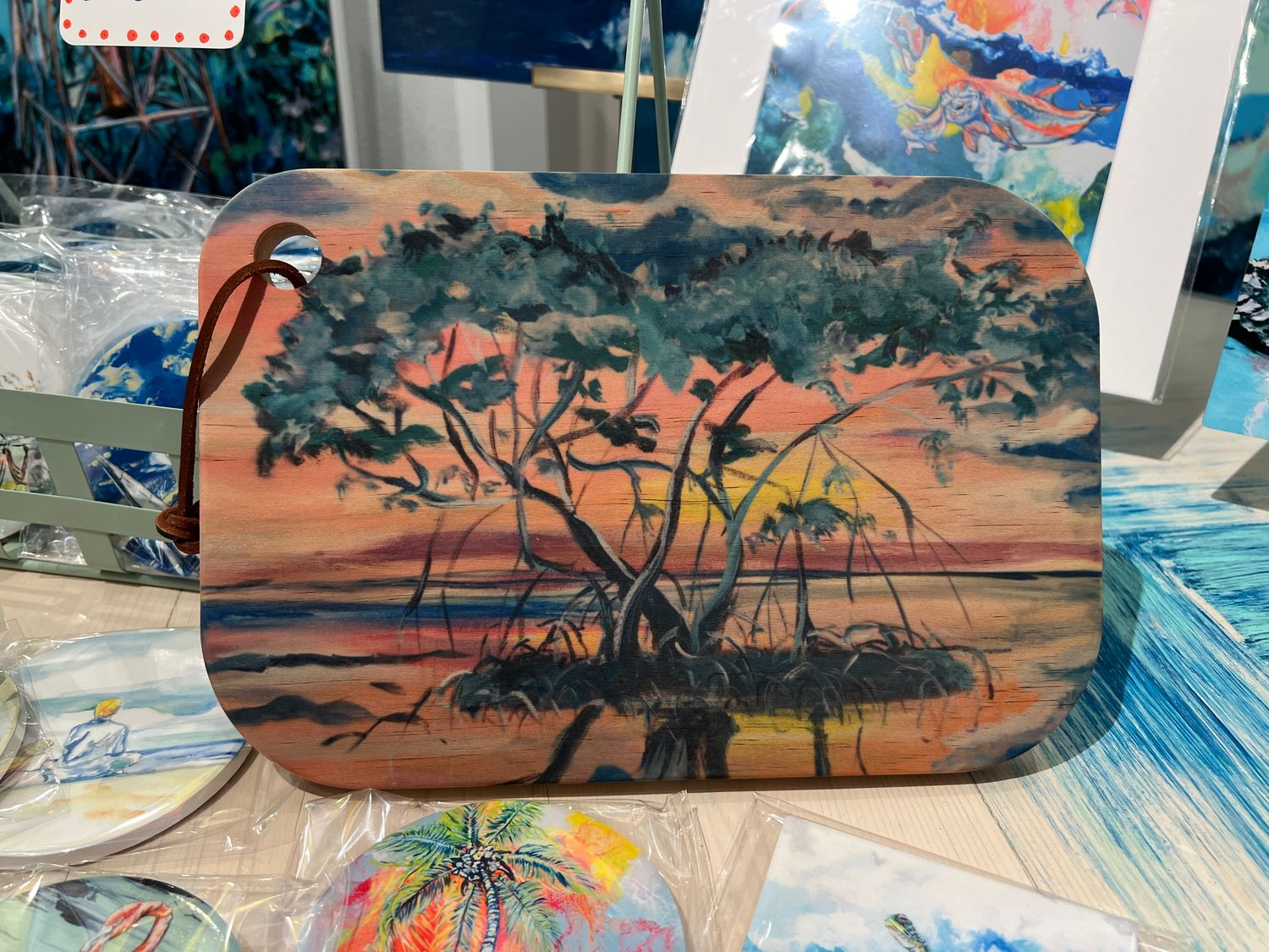 Mangrove Sunset Bamboo Serving Board