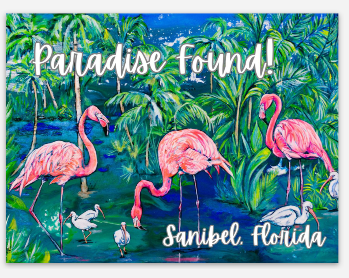 Paradise Found Vinyl Sticker