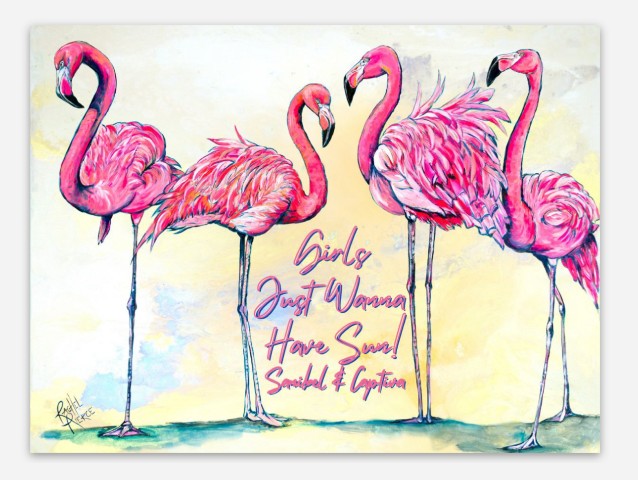 Girls Just Wanna Have Sun Vinyl Sticker