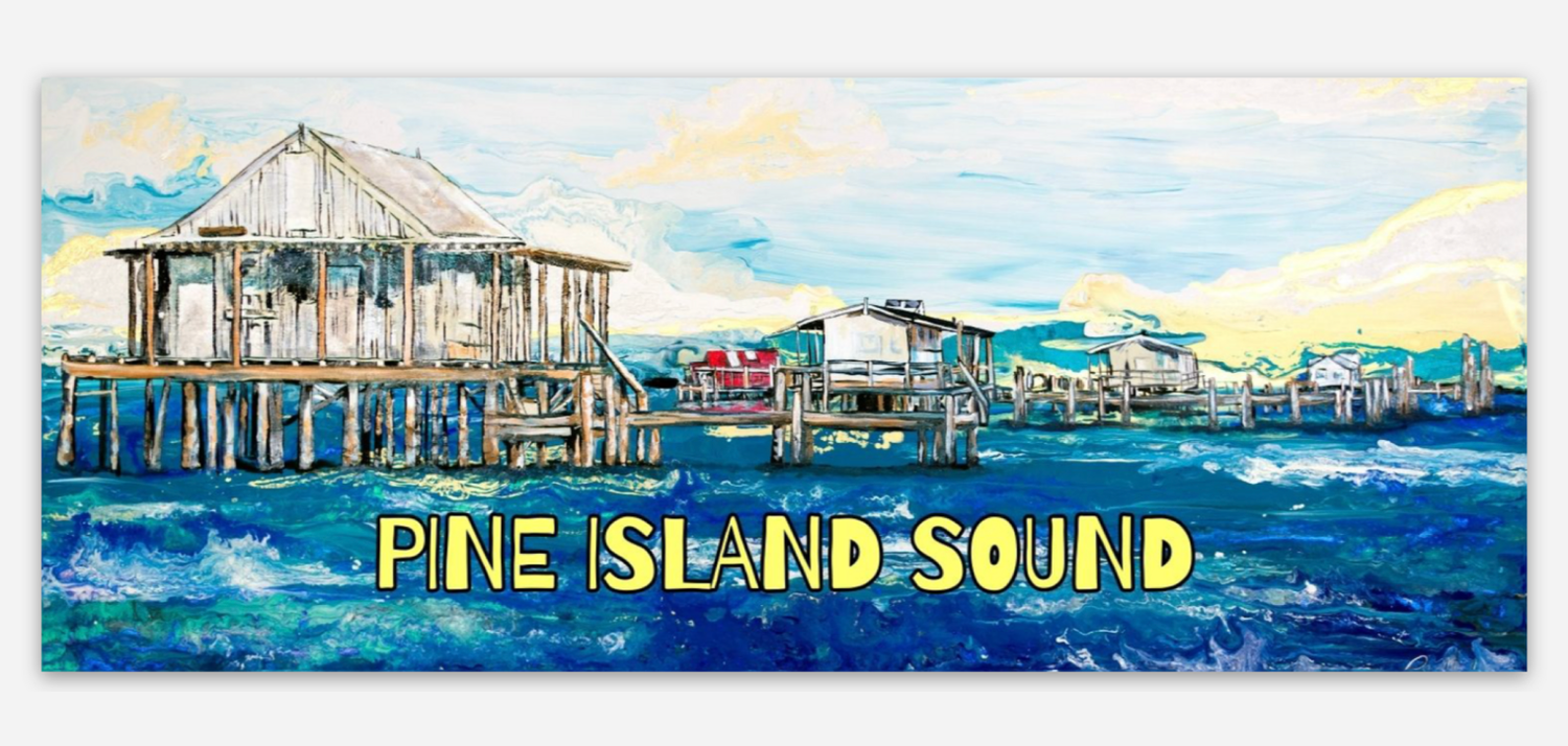 Pine Island Sound Fish Houses Vinyl Sticker