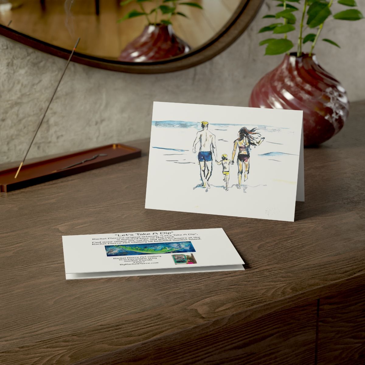 Lets Take A Dip Greeting Card