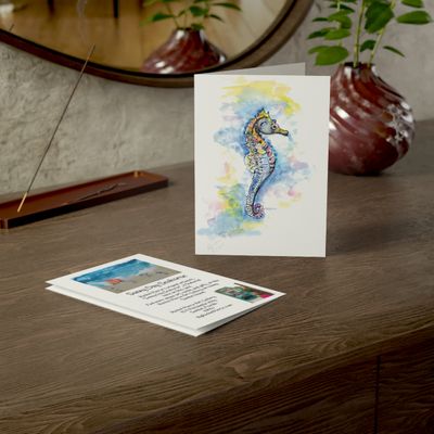 Sunny Day Seahorse Greeting Card