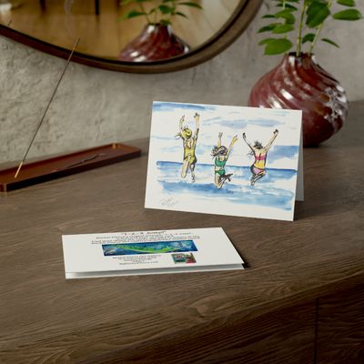 1-2-3 Jump! Greeting Card