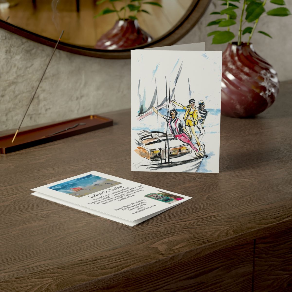 Ladies Go Sailing Greeting Card