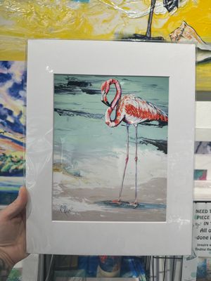 &quot;Caught on the Causeway 2&quot; Matted Print
