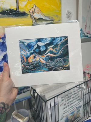 The Dunes Octo Matted Print