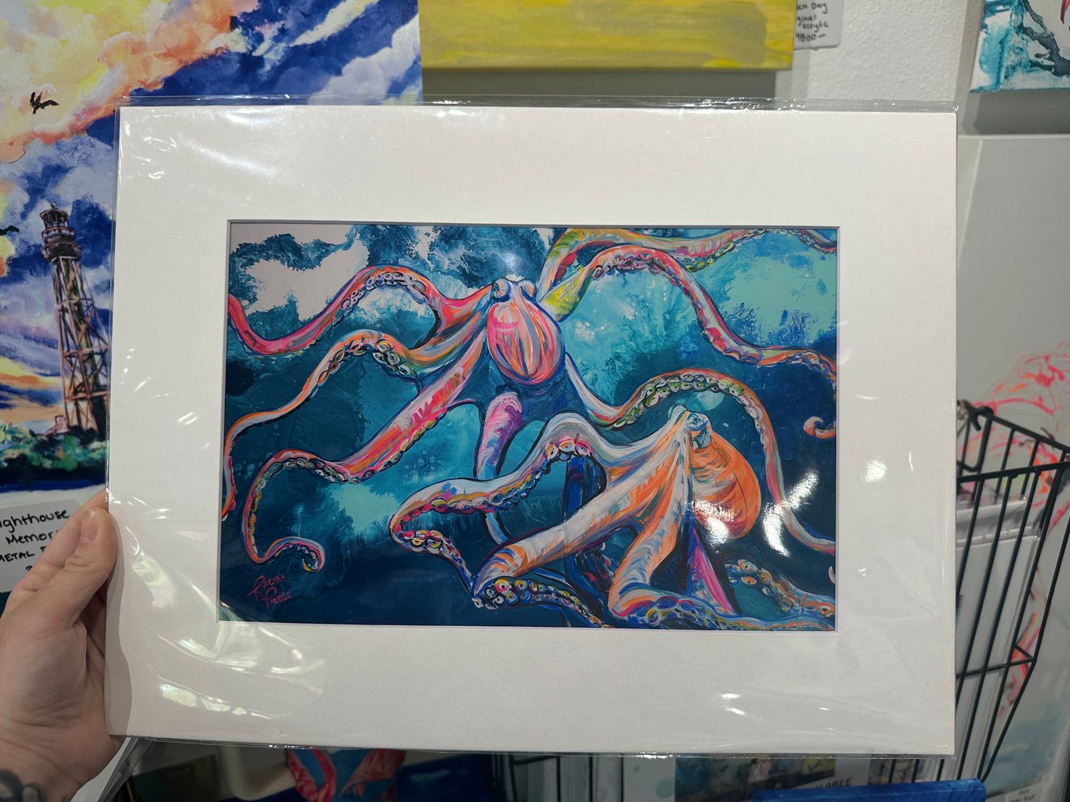 Sixteen Matted Print