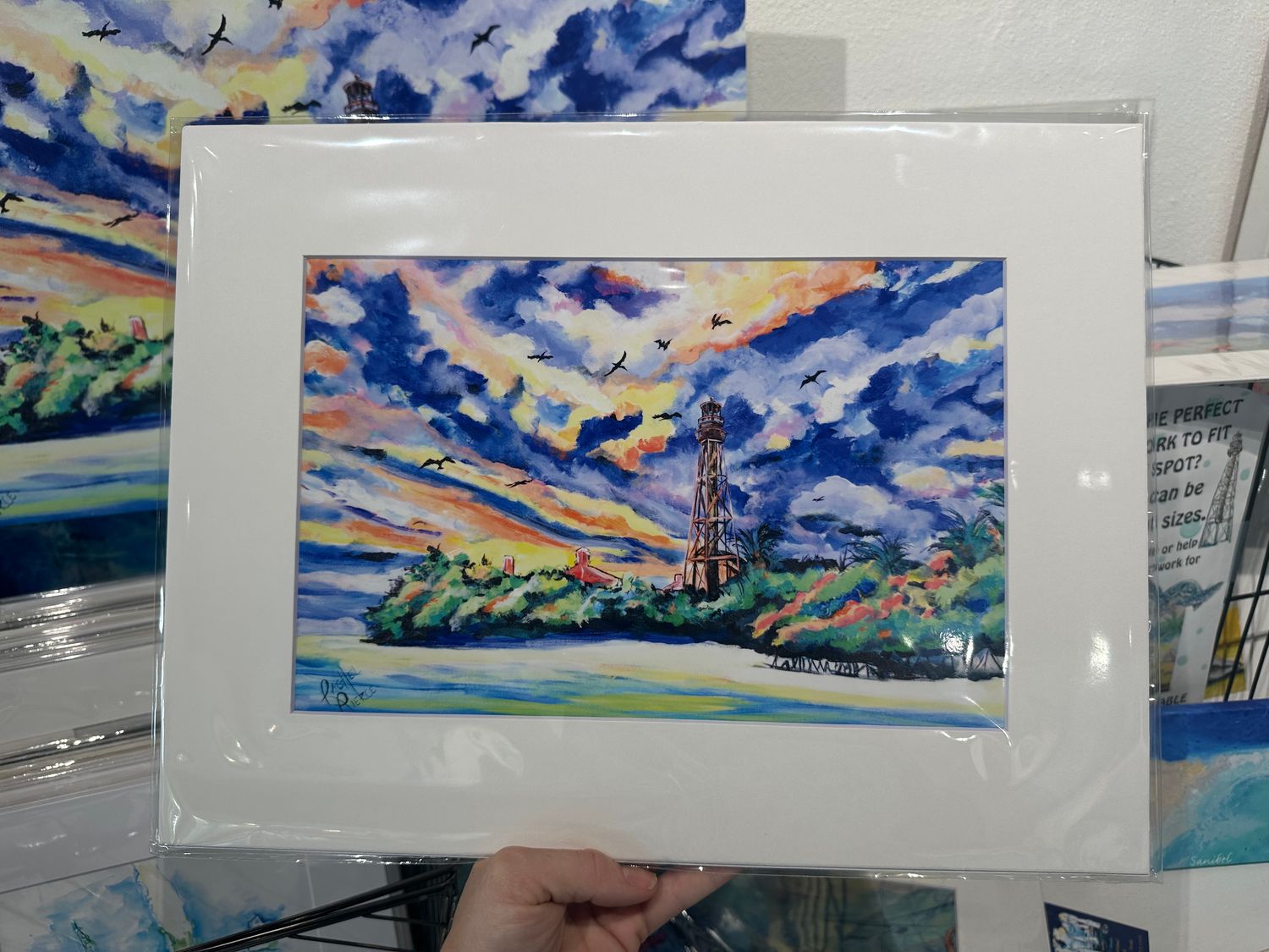 Lighthouse Memories Matted Print