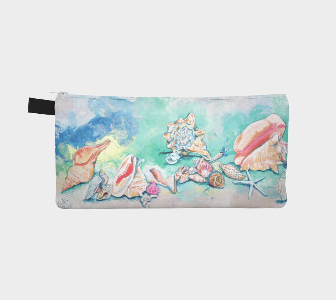 Sanibel Favorites (Pastel Shells) Pencil Case
