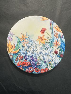 SanCap Flowers Ceramic Coaster
