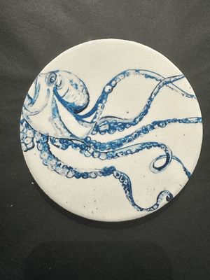 Just an Octo Ceramic Coaster