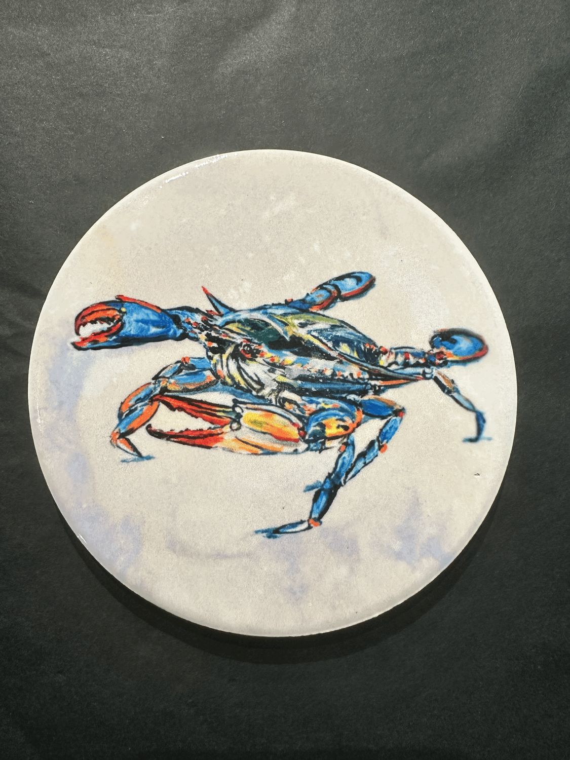 Blue Crab 1 Ceramic Coaster