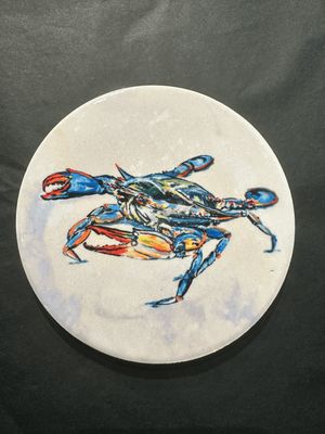 Blue Crab 1 Ceramic Coaster