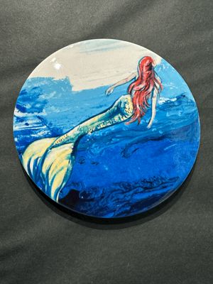 Magical Mermaid 1 Ceramic Coaster