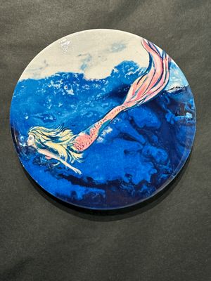 Magical Mermaid 2 Ceramic Coaster