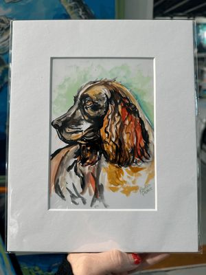 Irish Setter Matted Print