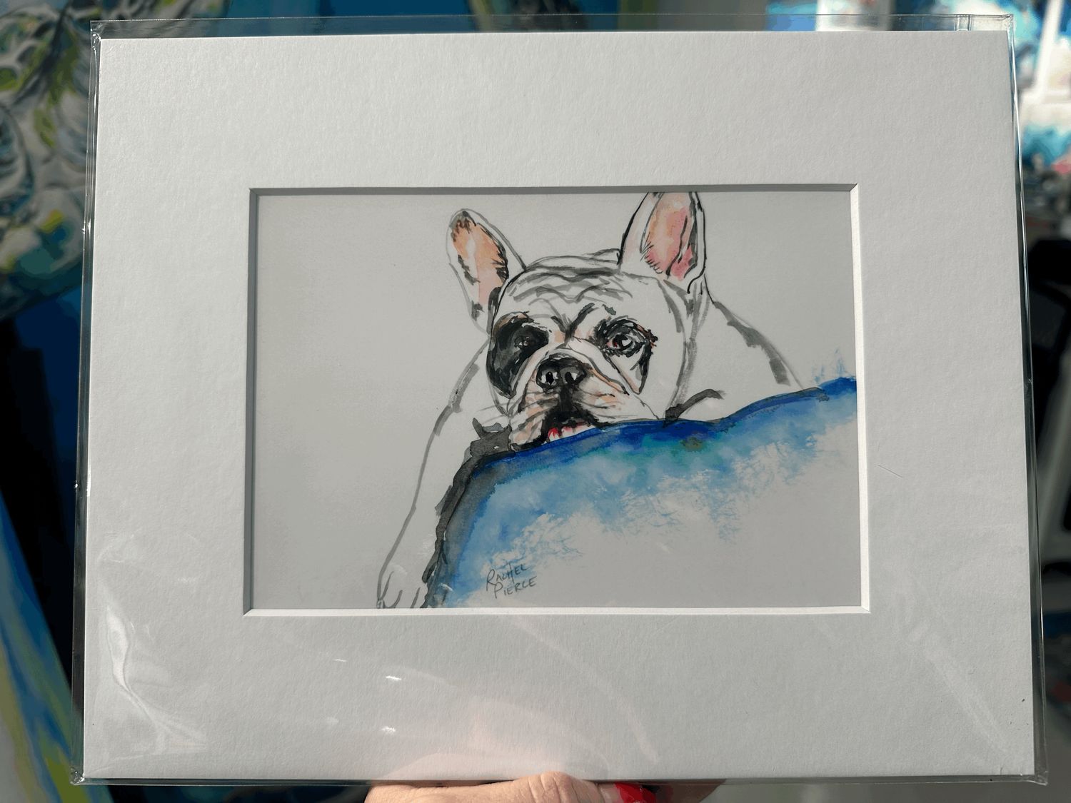 Lazy Bull Matted Print