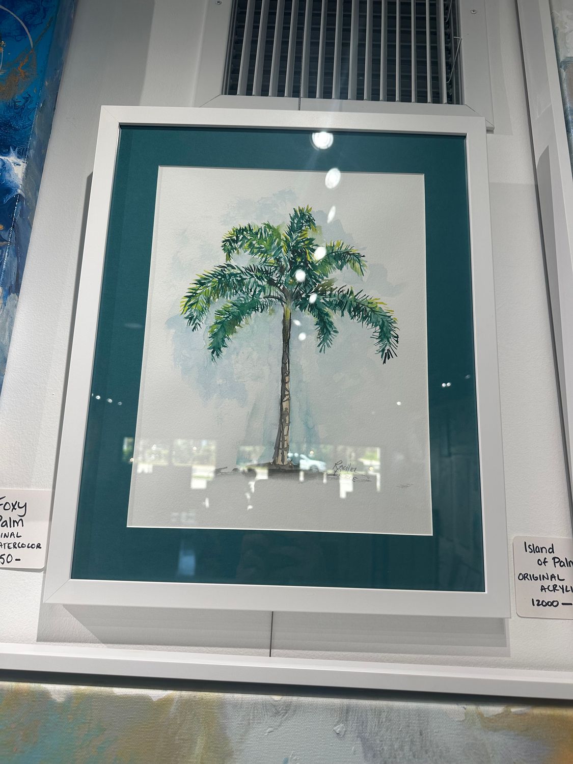 Foxy Palm Original Watercolor