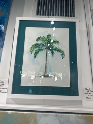 Foxy Palm Original Watercolor