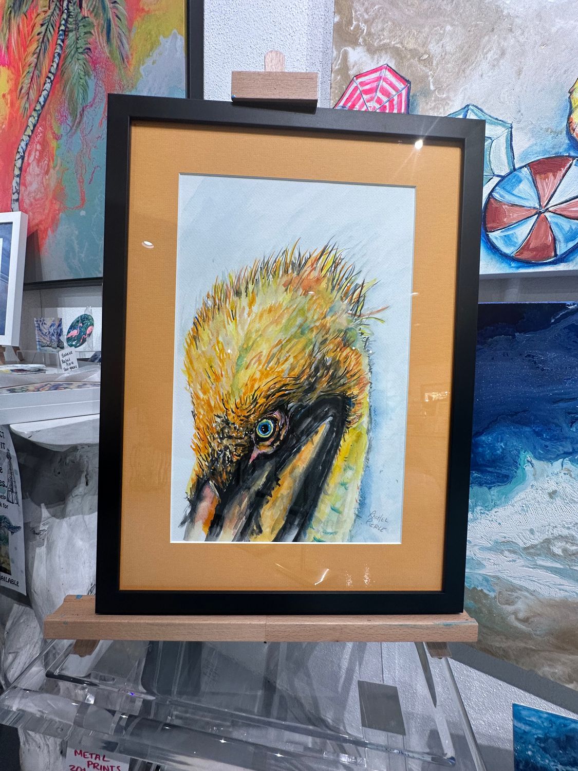 Watchful Eye Original Watercolor