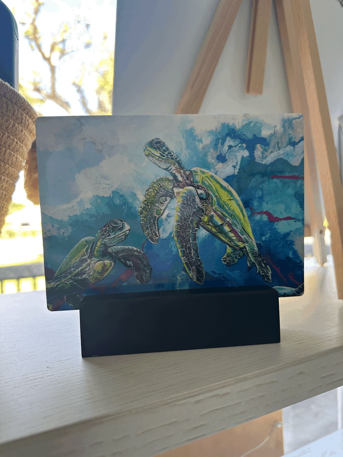 Flotilling By Mini Metal Print