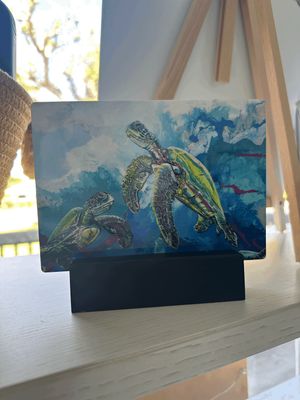 Flotilling By Mini Metal Print