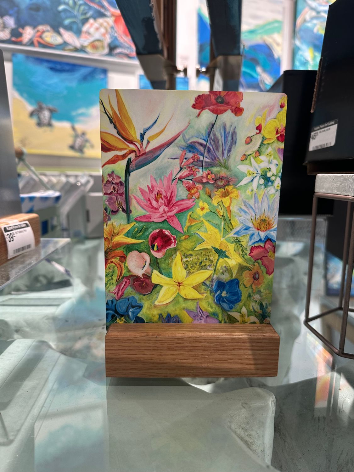 Florida Flowers Mini Metal Print