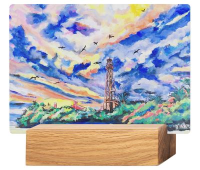 Lighthouse Memories Mini Metal Print