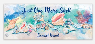 Just One More Shell Vinyl Sticker