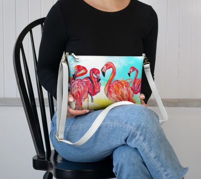 Flamingo Crossbody Purse