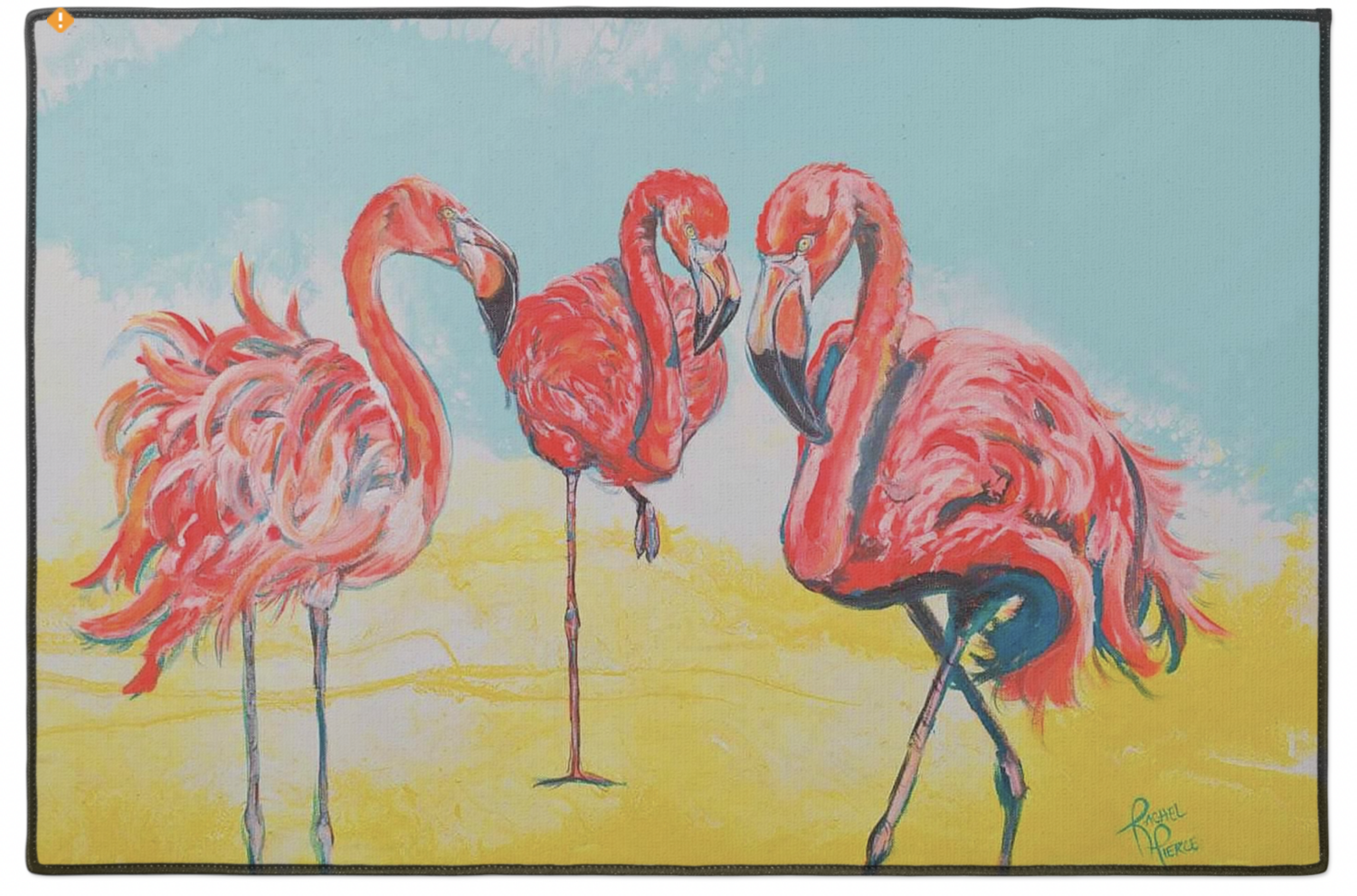 Tres Flamingos Indoor/Outdoor Rug