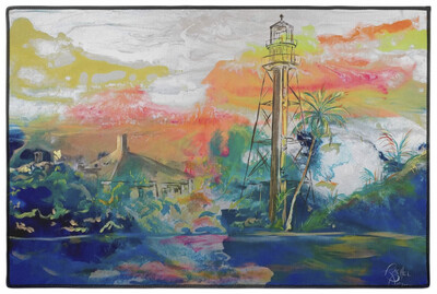 Sanibel Lighthouse Indoor/Outdoor Rug
