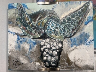 Mama Turtle's Job Well Done Original
