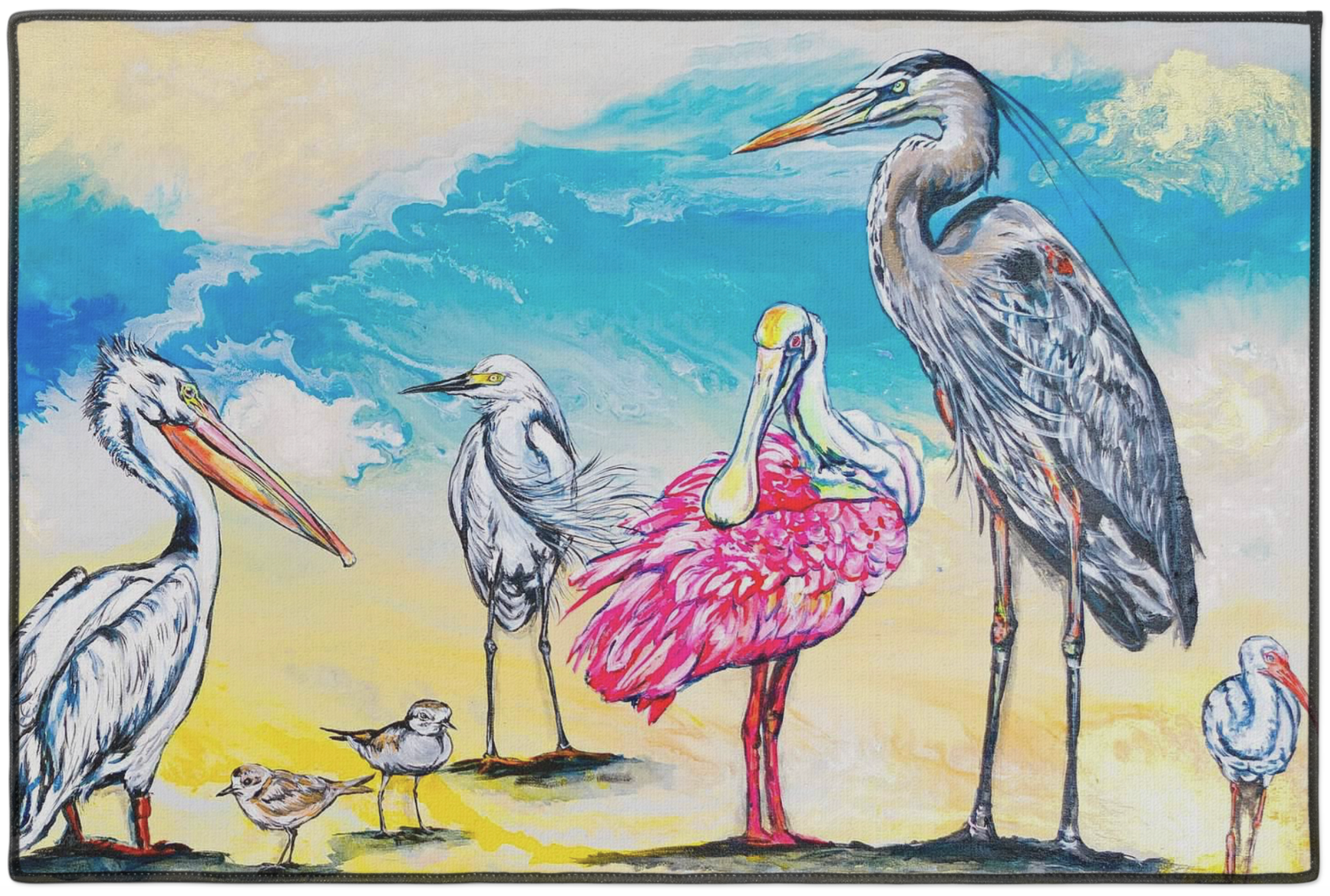 A Birder's Dream Indoor/Outdoor Rug