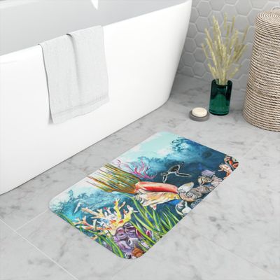 Shell Museum Hatchling Bath Mat