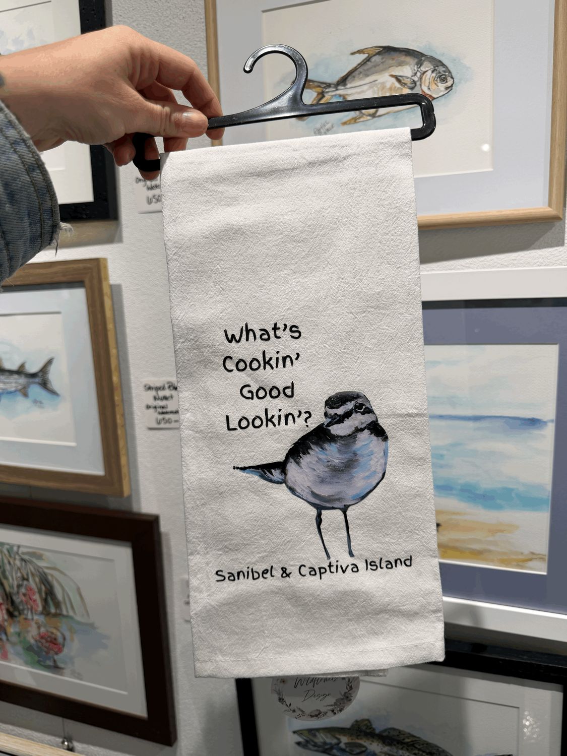 What's Cookin? - Shorebird Tea Towel
