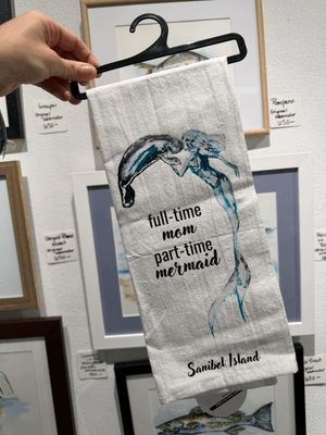 Full Time Mermaid - Tea Towel