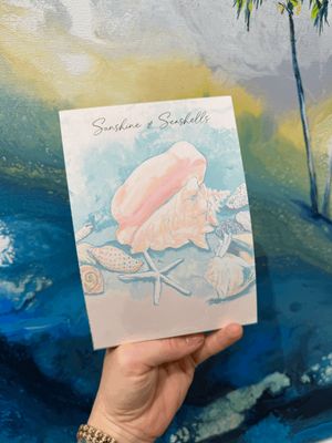 Sanibel Favorites (Pastel Shells) Notepad