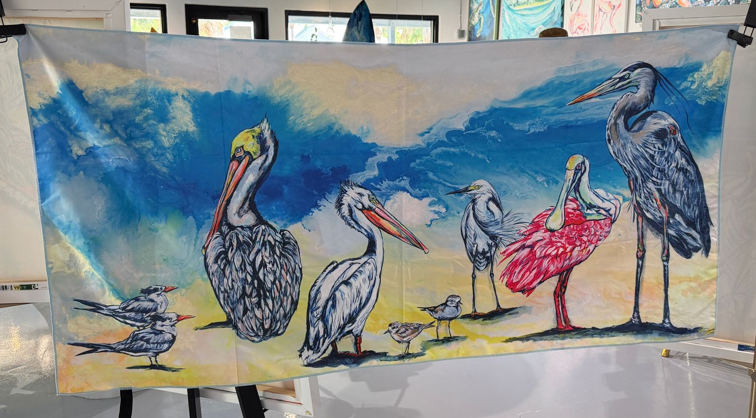 Birder's Dream Microfiber Beach Towel