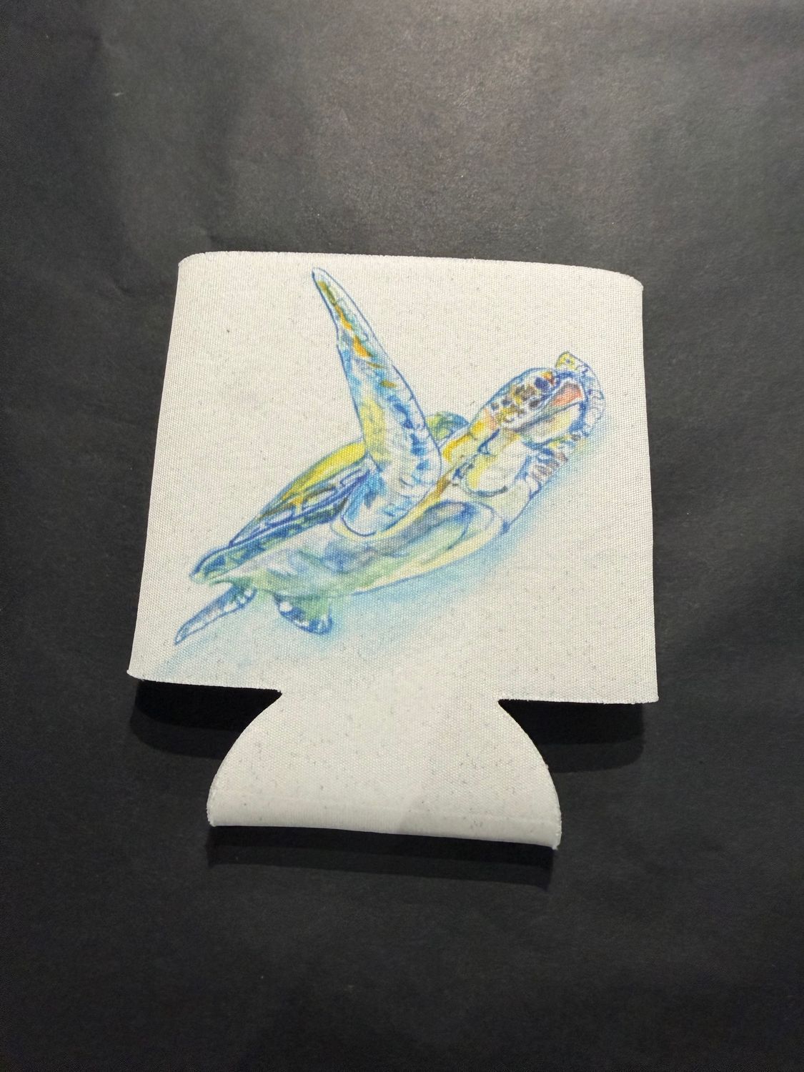Swimming to the Surface (Sea Turtle) Can Koozie