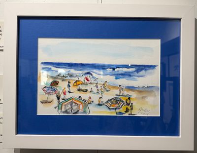 Beach Day For All Original Watercolor
