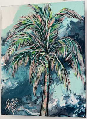 Single Neon Palm Original