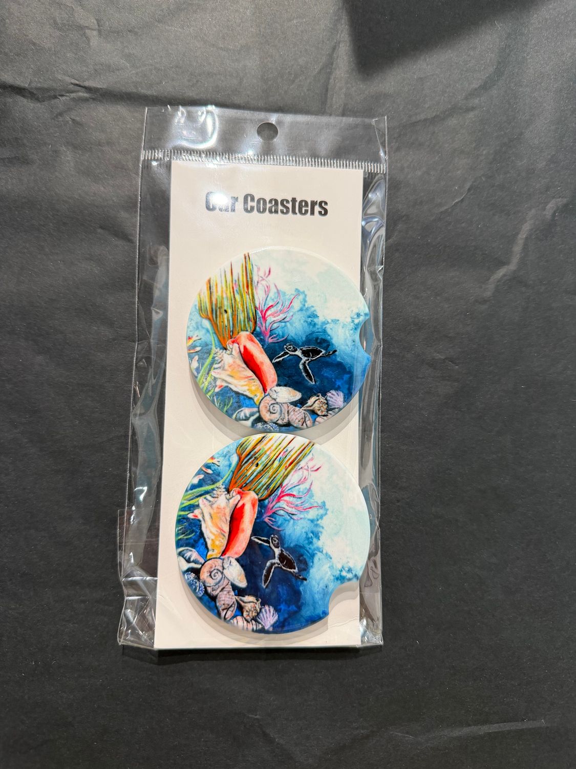 Shell Museum Hatchling Car Coasters