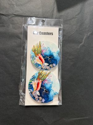 Shell Museum Hatchling Car Coasters