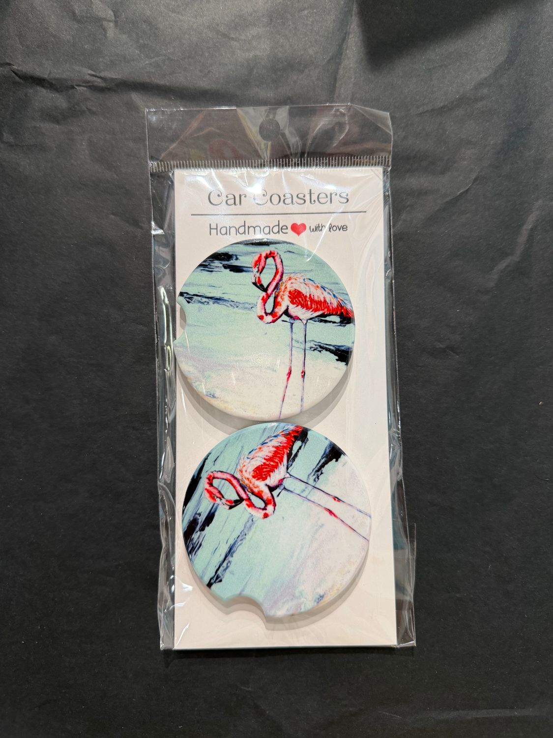 Causeway Flamingo Car Coasters
