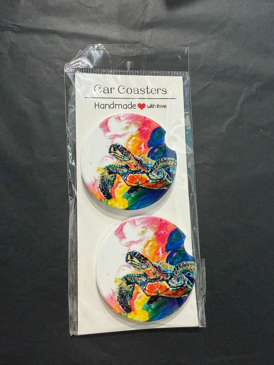 Electric Space Turtle Car Coasters