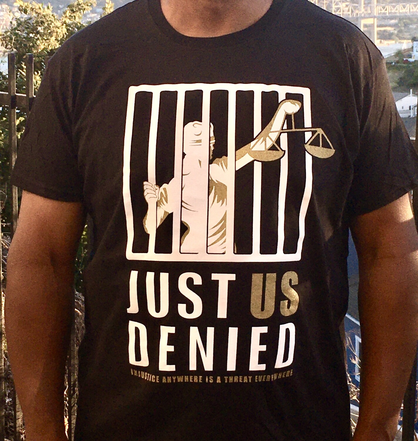 JUST US DENIED T-SHIRT